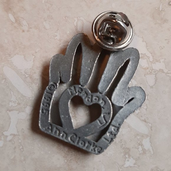 Vintage Pewter Brooch Pin Lot LCD Ann Clarke for Teacher Cottage Core - Picture 4 of 13